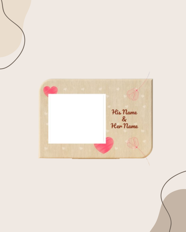 Heartfelt Love Personalized Photo Frame