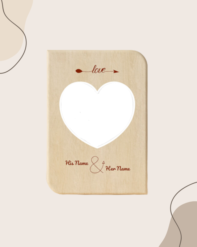 Wooden Heart Frame